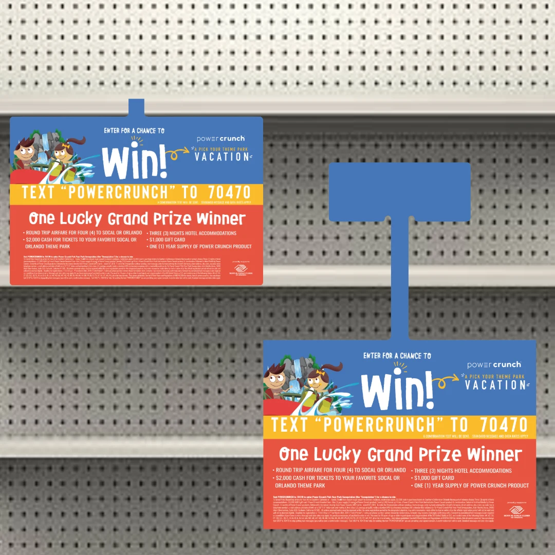 Vinyl Shelf Talker (7.75"x6") Rectangle 1