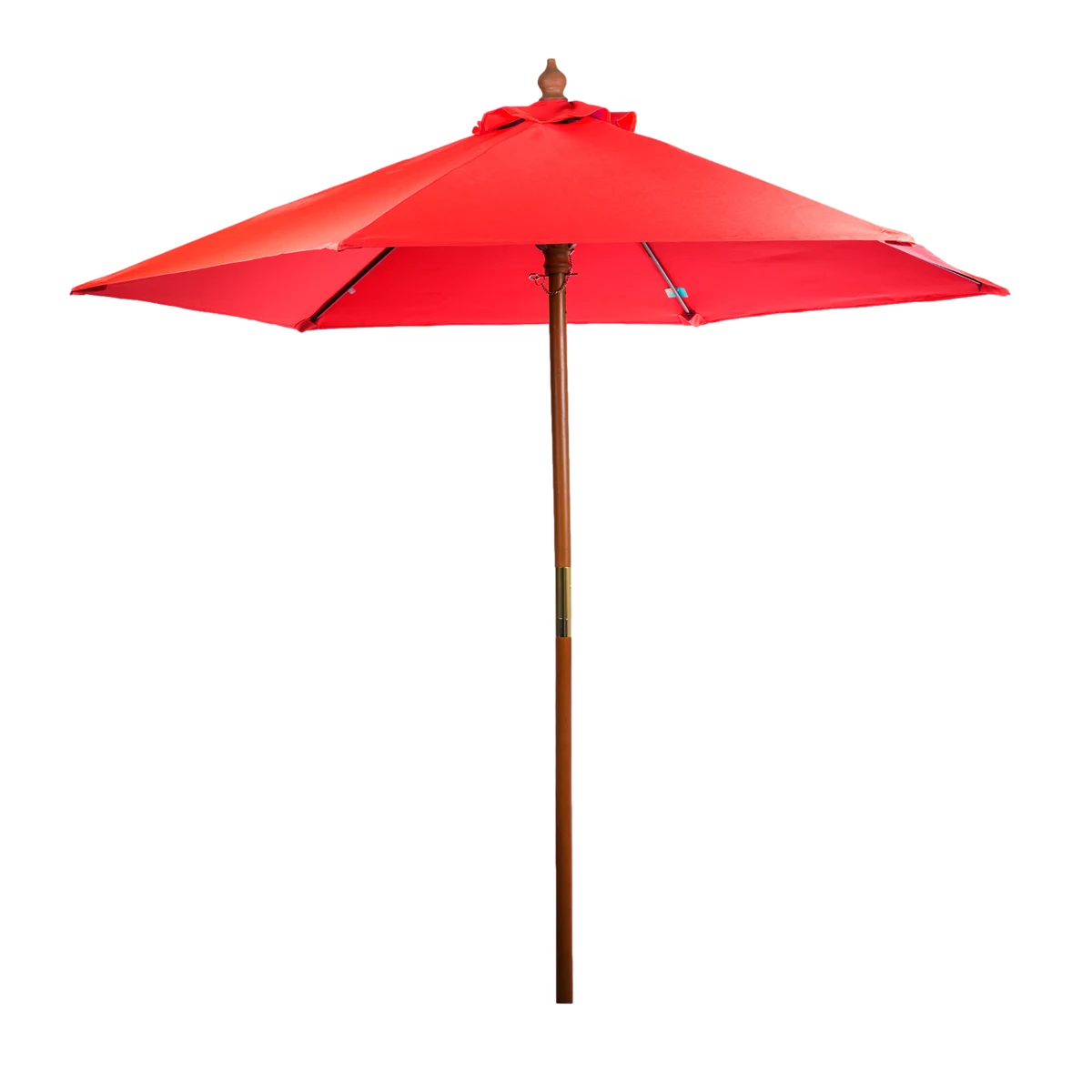 7' FSC Wooden Market Umbrella 1