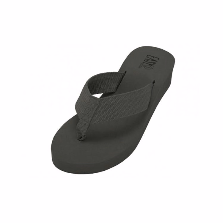 Women's Sport Thong Sandals - Black Sizes 5-10