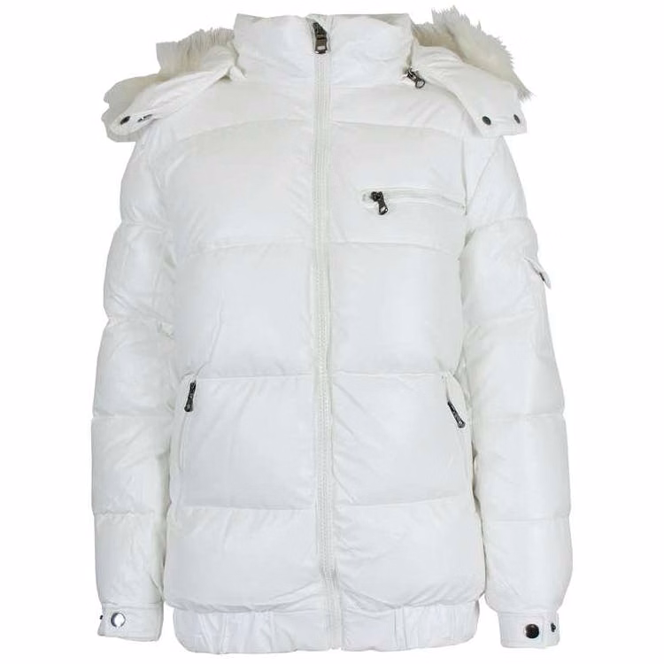 Women's Fashion Bubble Jackets - White S-XL