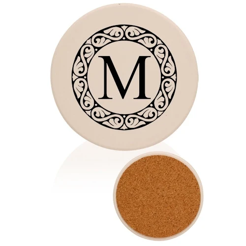 4 in. Round Ceramic Coaster 1