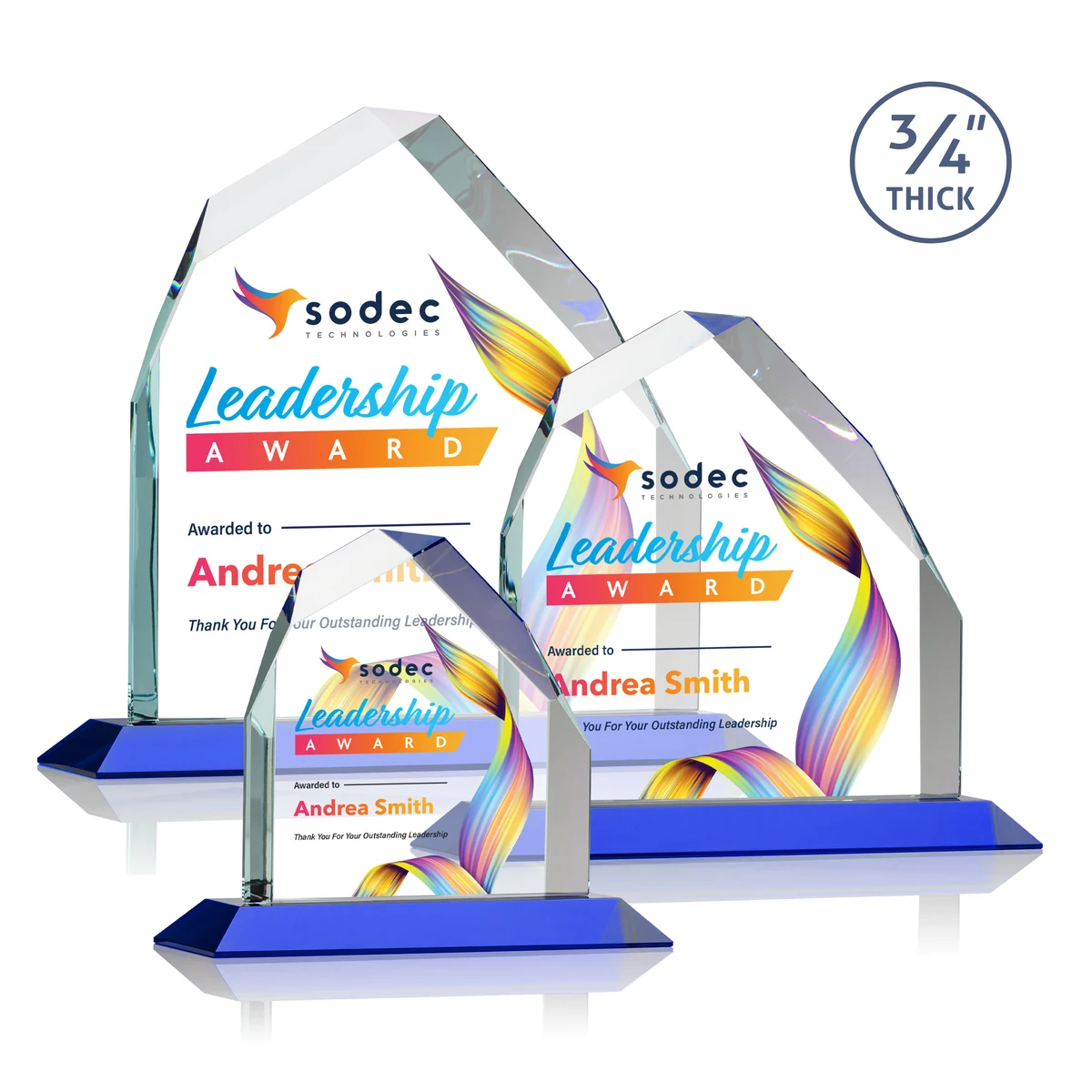 Austere Peak VividPrint™ Award - Blue 1