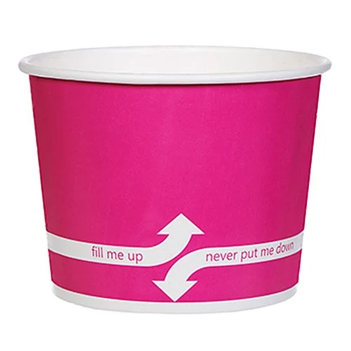 32 oz. Paper Dessert/Food Cup - Flexographic printed 1