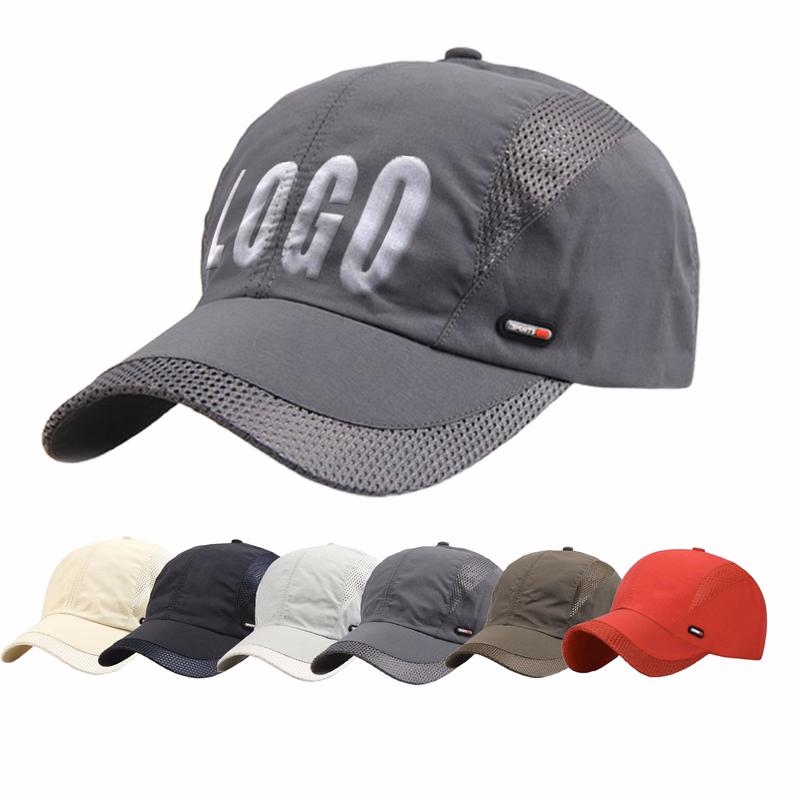 MOQ 10 PCS Baseball Cap Made of Mesh Material