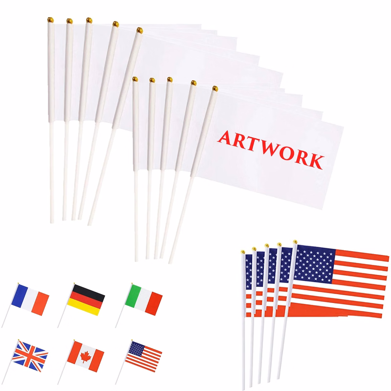 Advertising Hand Waving Flag