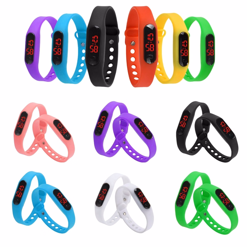 Silicone Sport Digital Watch