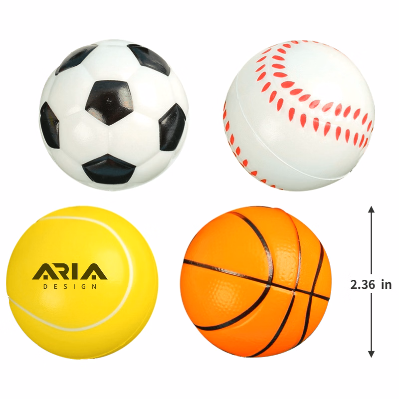 Customizable PU Miniature Sports Stress Relief Ball