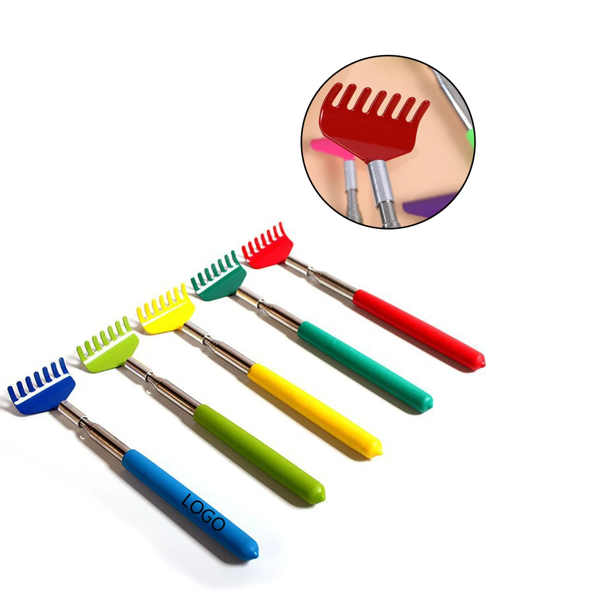 Stainless Steel Telescoping Back Scratcher 1
