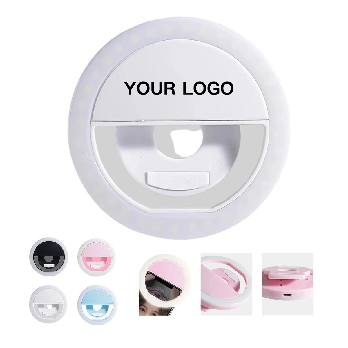 Clip-On LED Ring Light for Phones 1