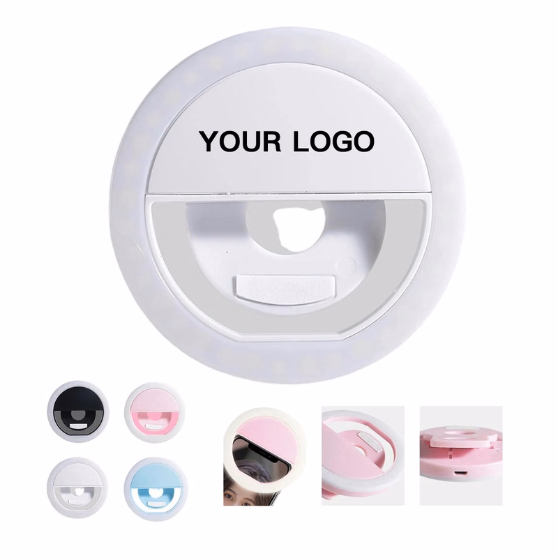 Clip-On LED Ring Light for Phones