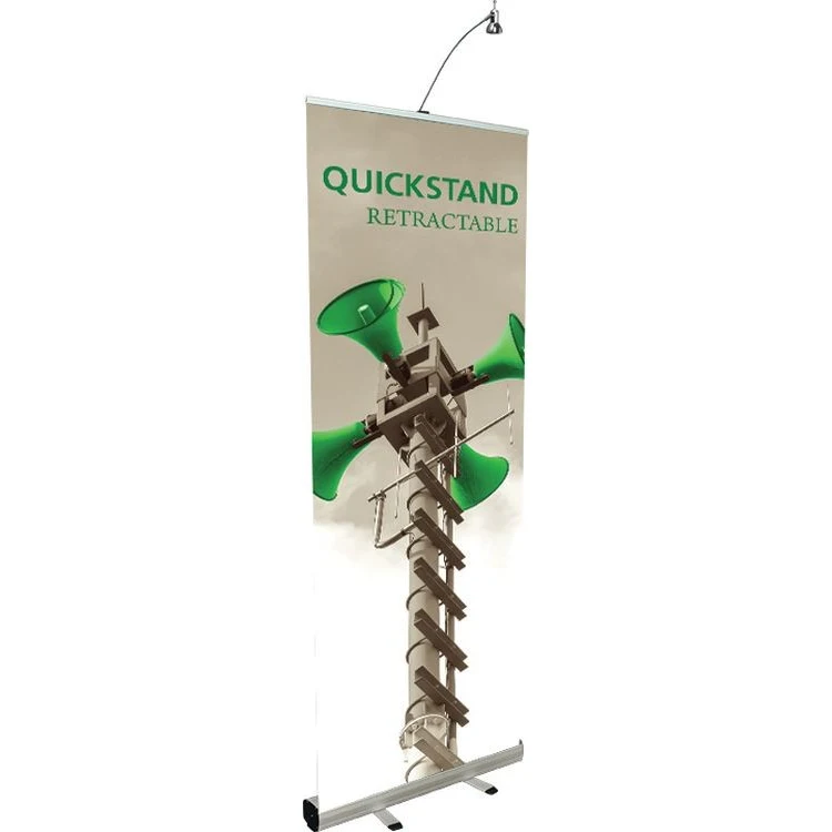 Quickstand Silver Retractable Banner Stand 1