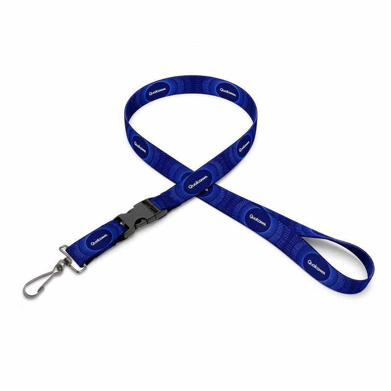 1/2" Digitally Sublimated Lanyard w/ Detachable Buckle
