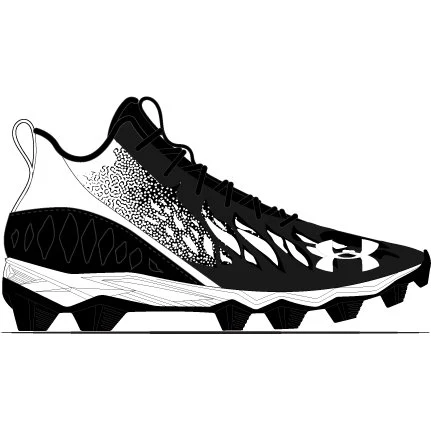 Boys' UA Spotlight Franchise Wd Jr. Football Cleats 1