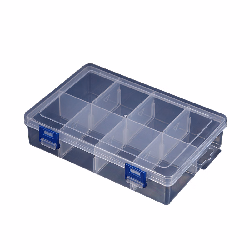 8 Grids Plastic Clear Organizer Box