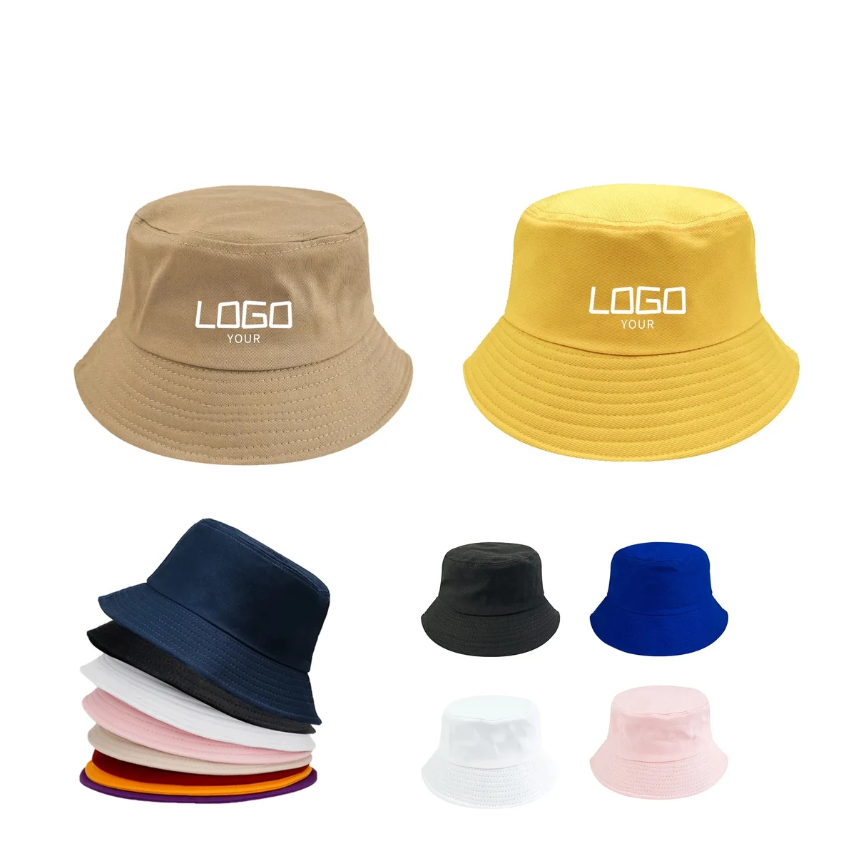 Folding Cotton Unisex Beach Outdoor Fisherman Hat 1