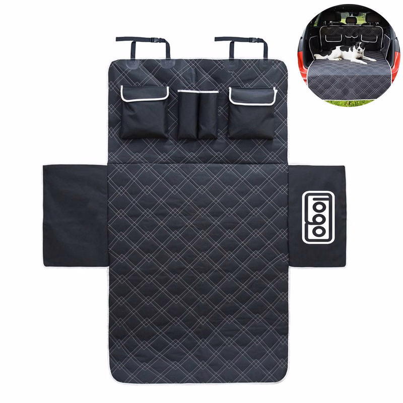 Anti-dirt Trunk Mat with Storage Pockets