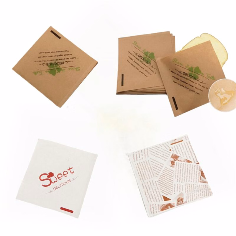 Large Food Kraft Paper Bag(7 1/16" L x 7 1/16" W)
