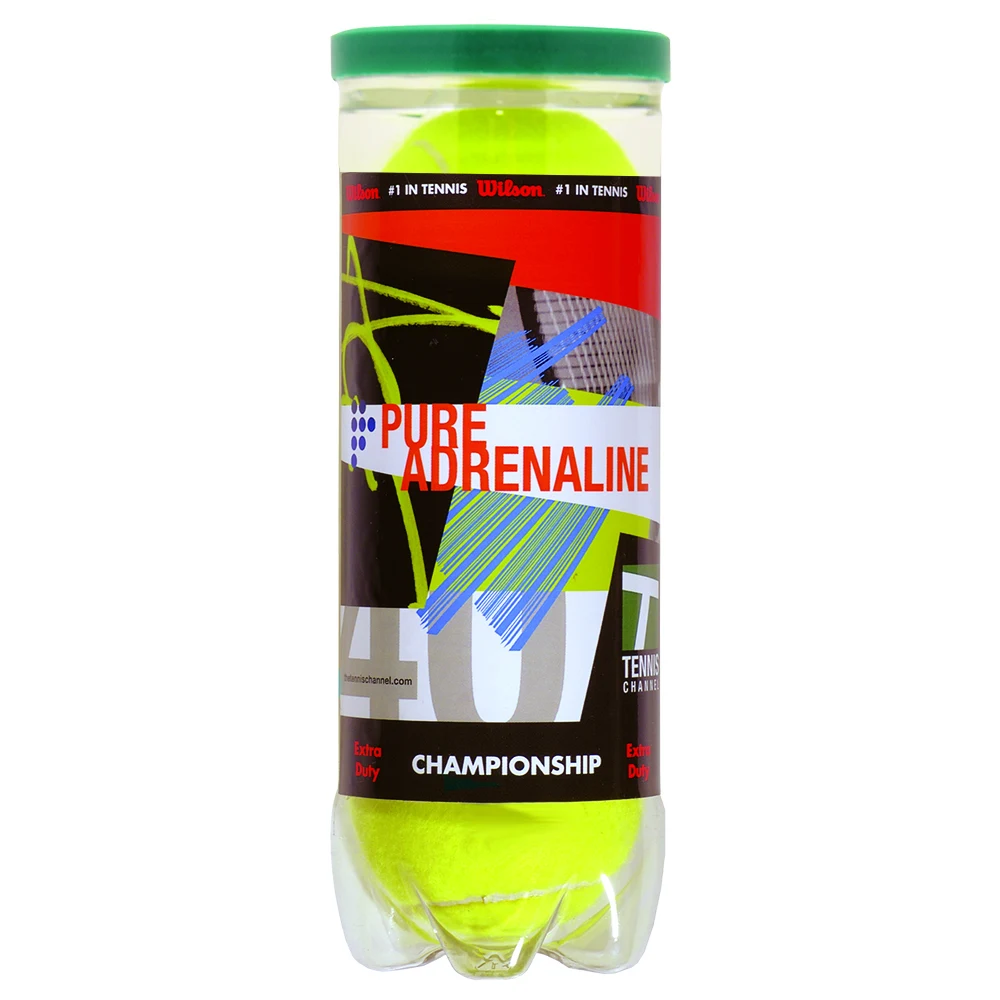 Wilson Championship Tennis Balls w/ Half Can Wrap 1