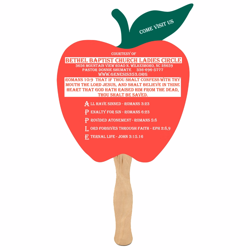 Single Side Apple Shaped Fan