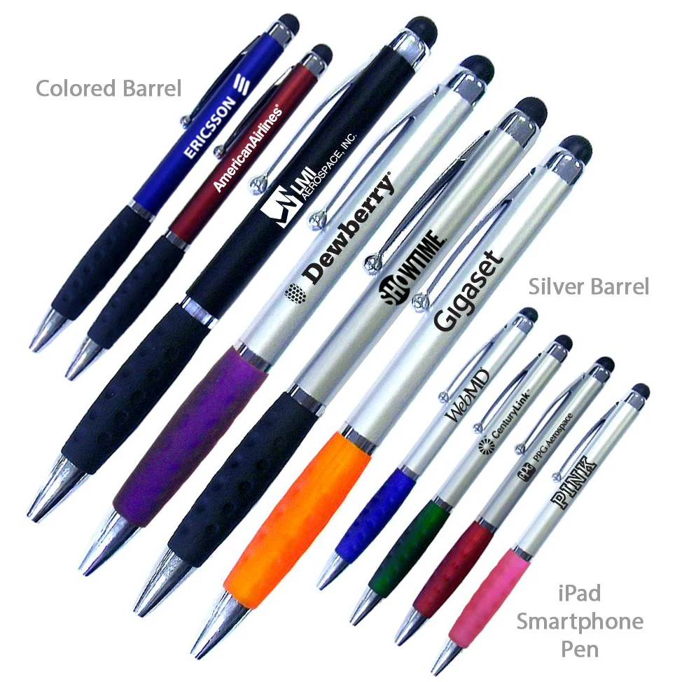 Positano Smart Phone Stylus Ballpoint Pen With Comfort Grip 1