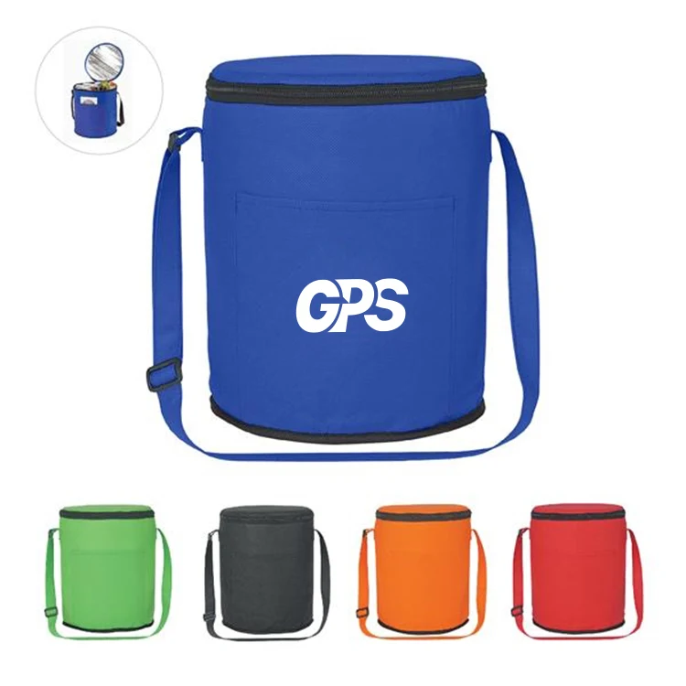 Non-Woven Round Insulated Cooler Bag 1