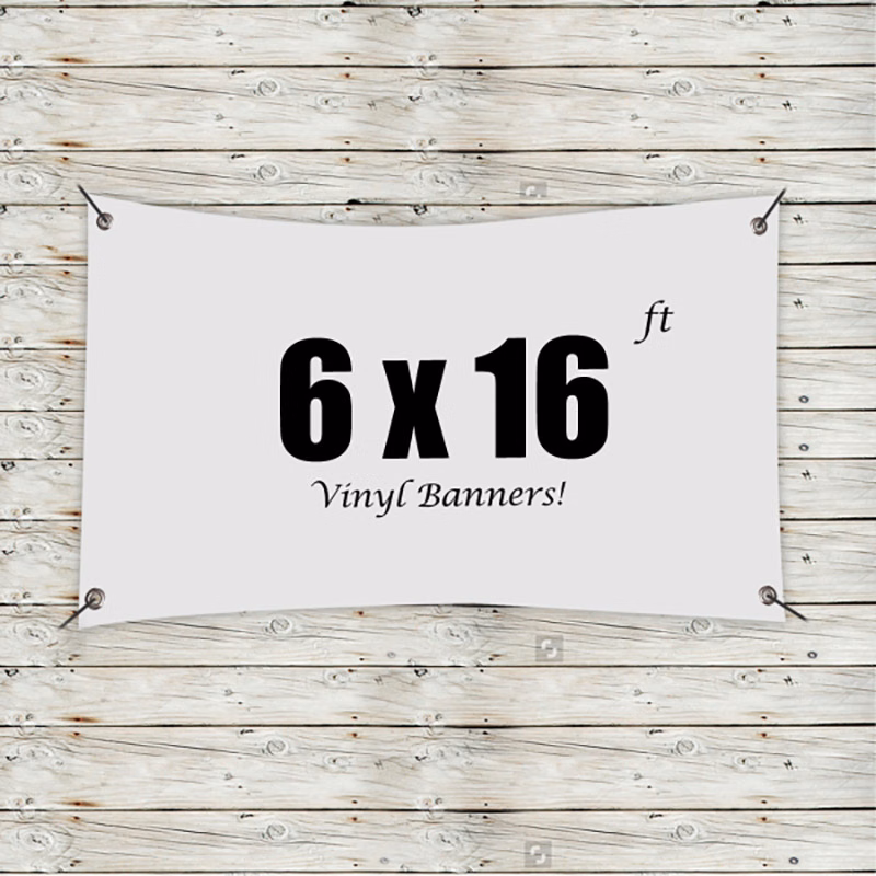 Custom 6' x 16' Vinyl Banners