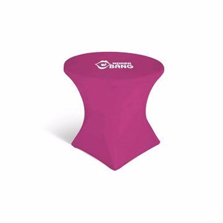 32" Dia. X 43"h Premium Round Fitted Stretch Table Cover