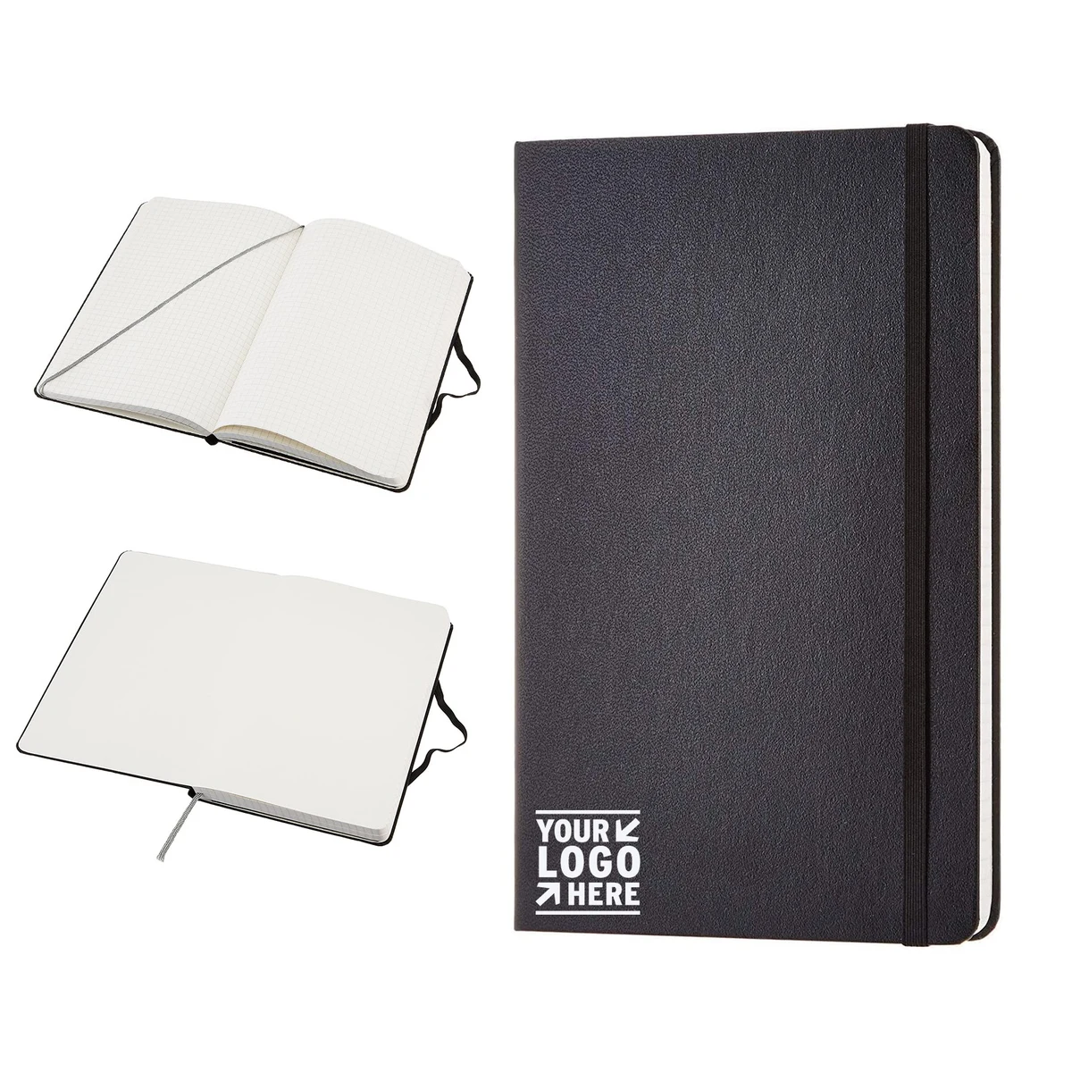 5.7 x 8 inches 160 Pages Graph Ruled Journal Notebook 1