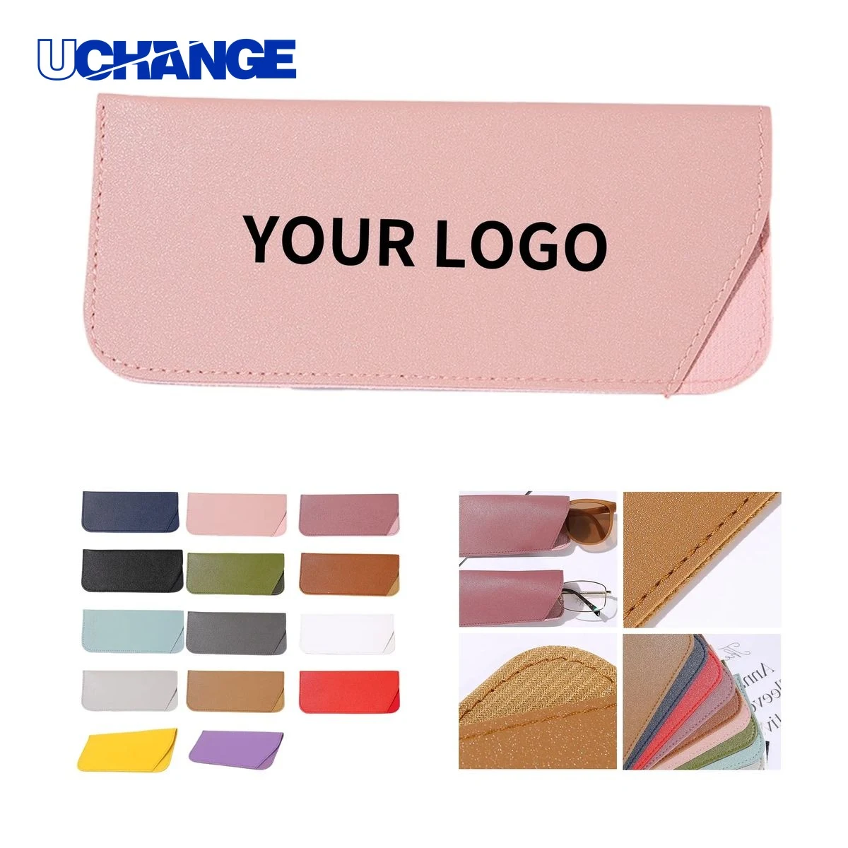 PU Leather Eyeglass Case Organizer 1