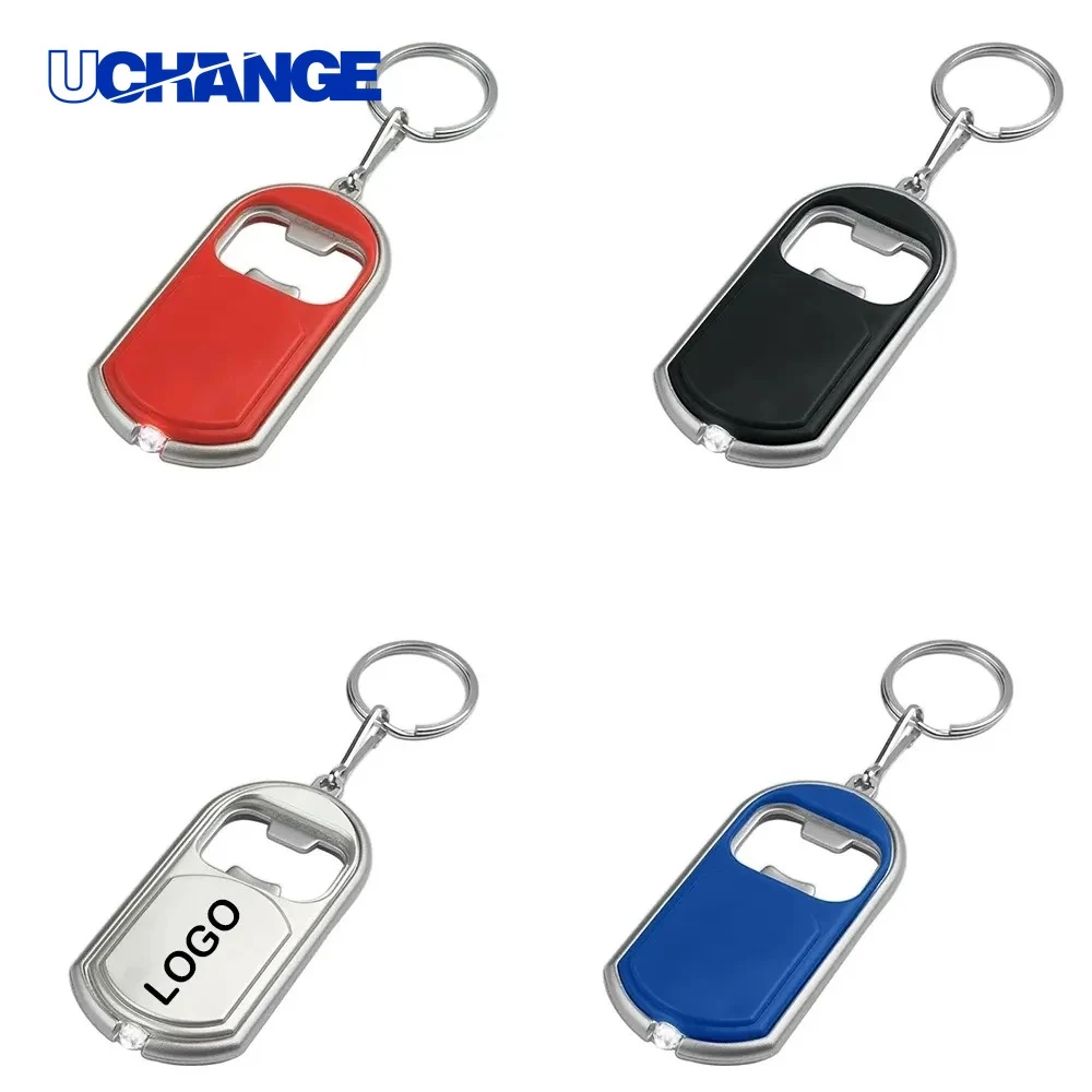 Bottle Opener Keychain with LED Light Multi-Function Tool 1