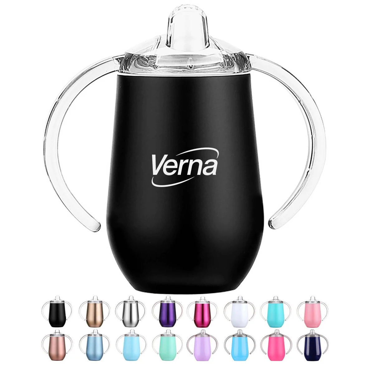 10 oz Toddlers Stainless Steel Sippy Cup Water Bottle 1