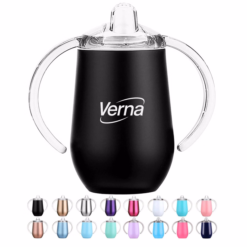 10 oz Toddlers Stainless Steel Sippy Cup Water Bottle
