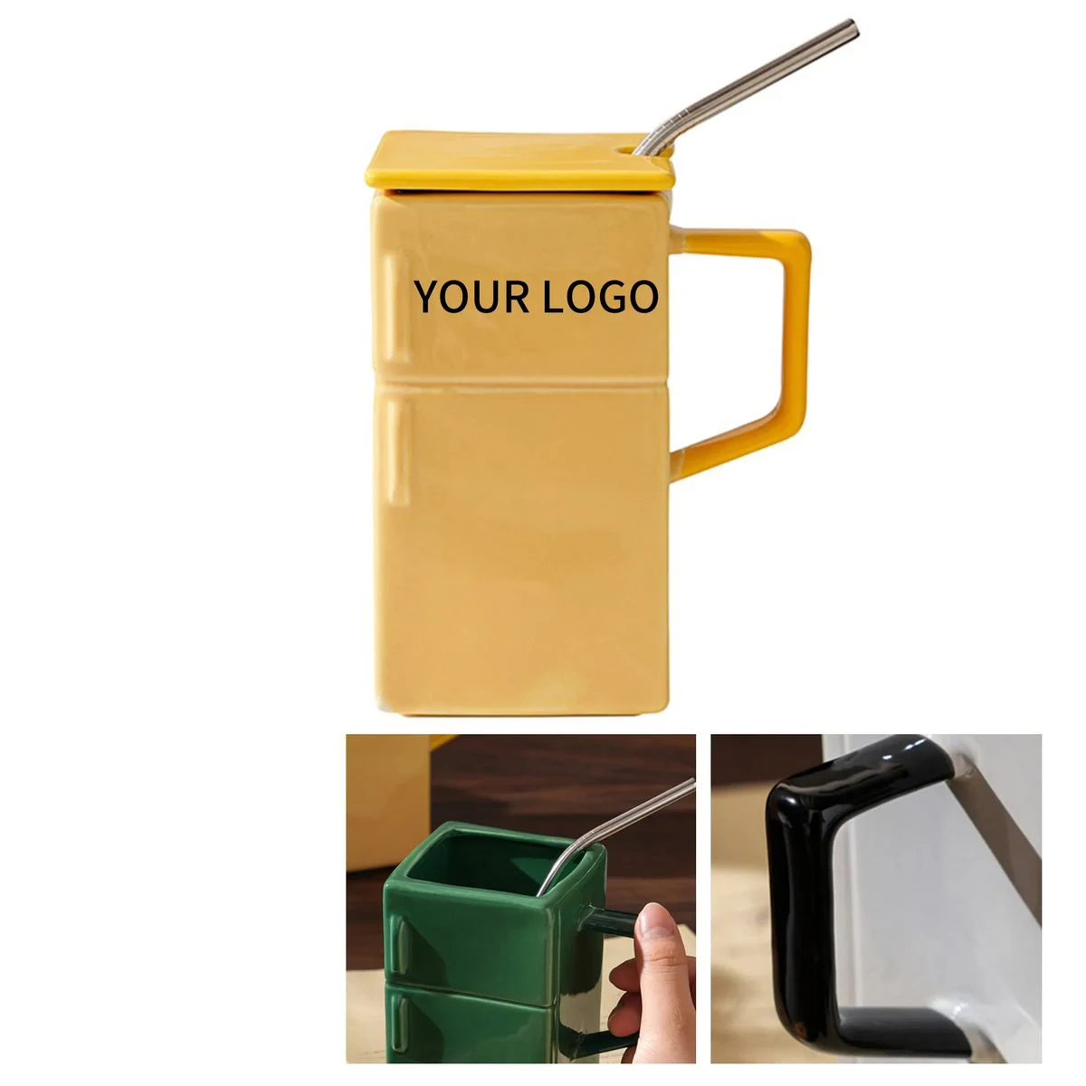 Durable Ceramic Mug With Thick Handle 1