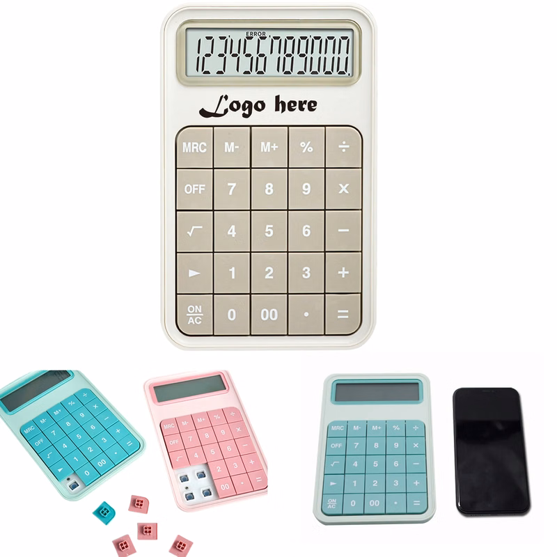 MOQ 20PCS Standard Function Desk Calculator With 12 Digit La