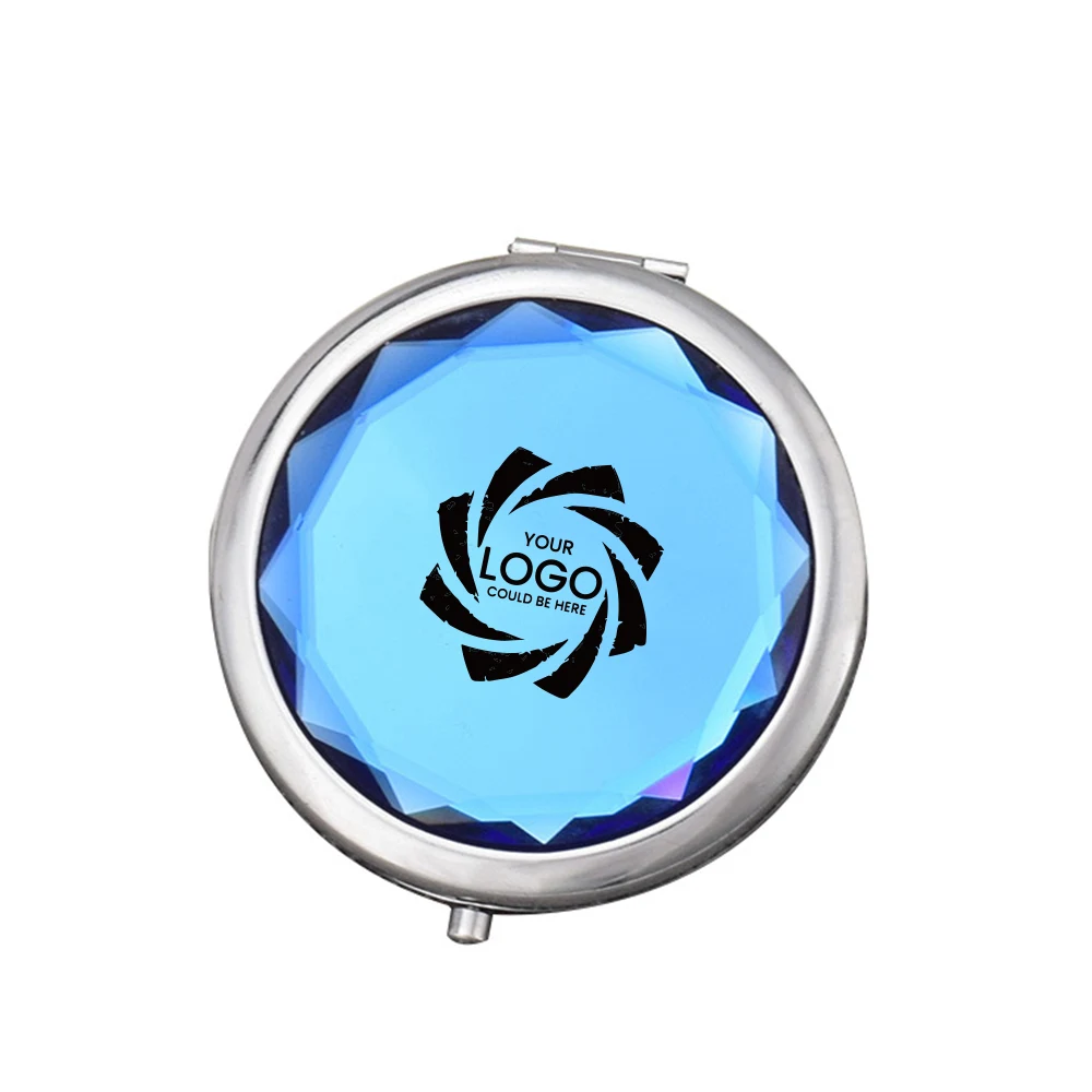 Crystal makeup pocket mirror 1