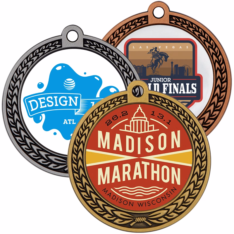 Speed Medal – 2.5" 3D Wreath (2-Sided)