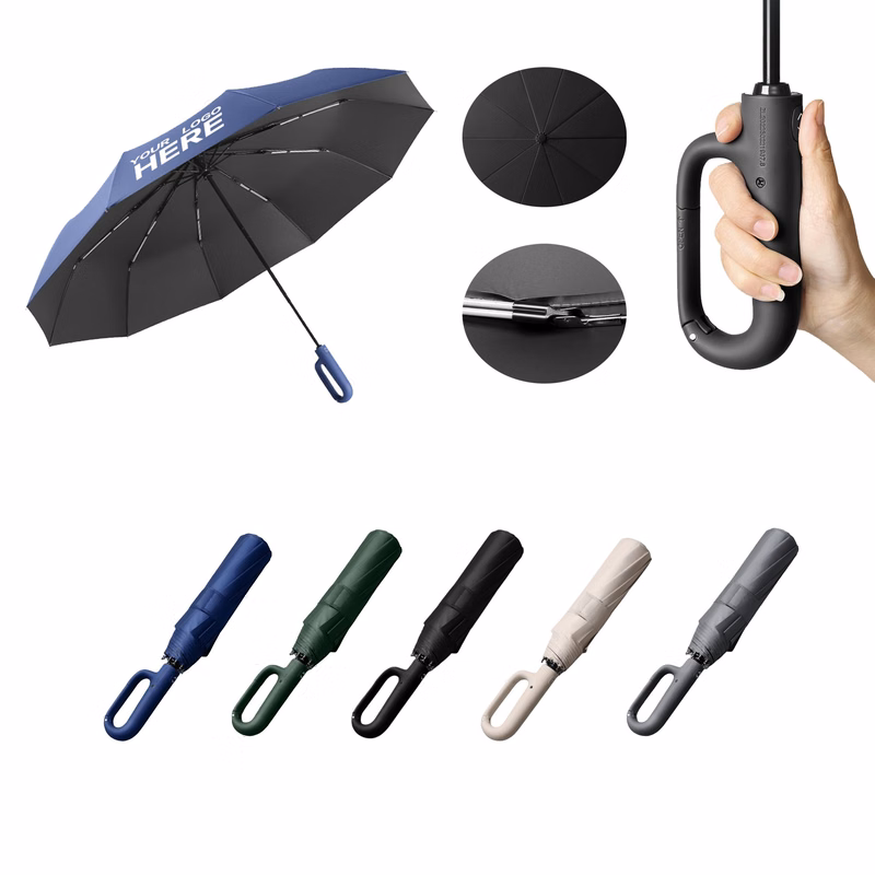 Portable Folding Ring Buckle Umbrella