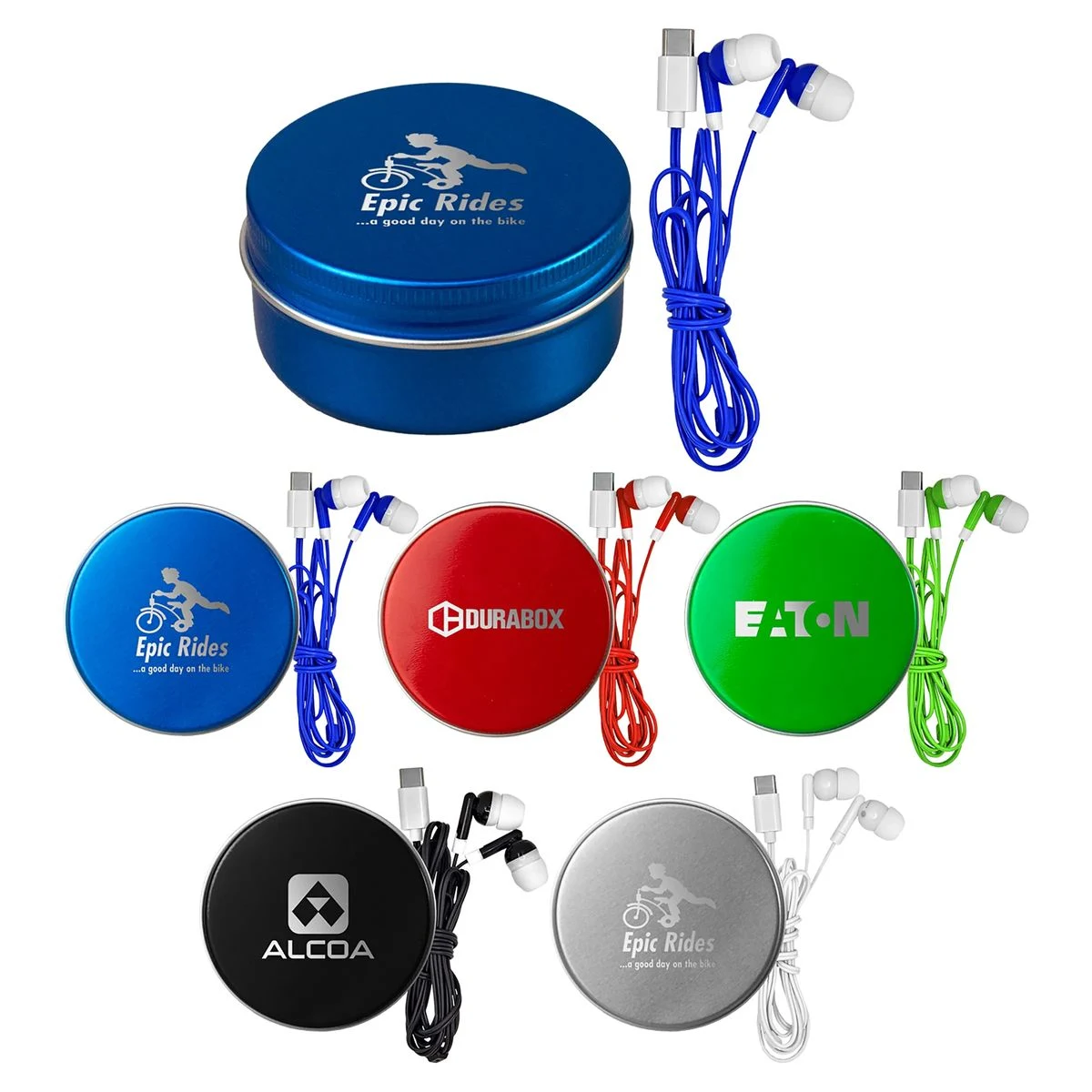 Aluminum Type C Ear Bud Set 1