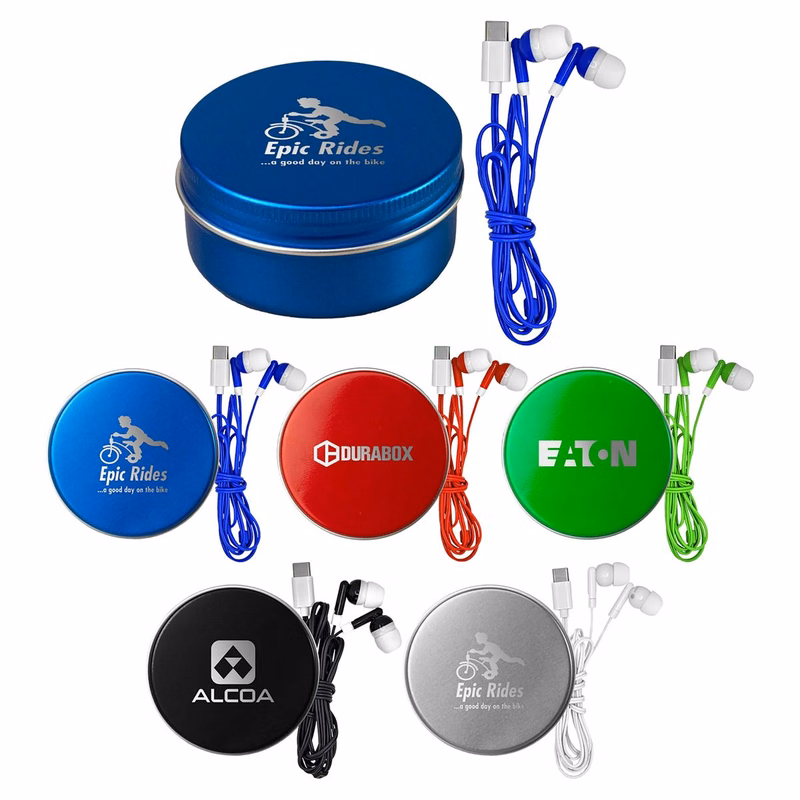 Aluminum Type C Ear Bud Set