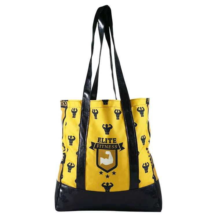 Medium Full Side Gusset Luxury Tote (16"H x 14"W x 5"D), custom tote bag with logo imprint 1