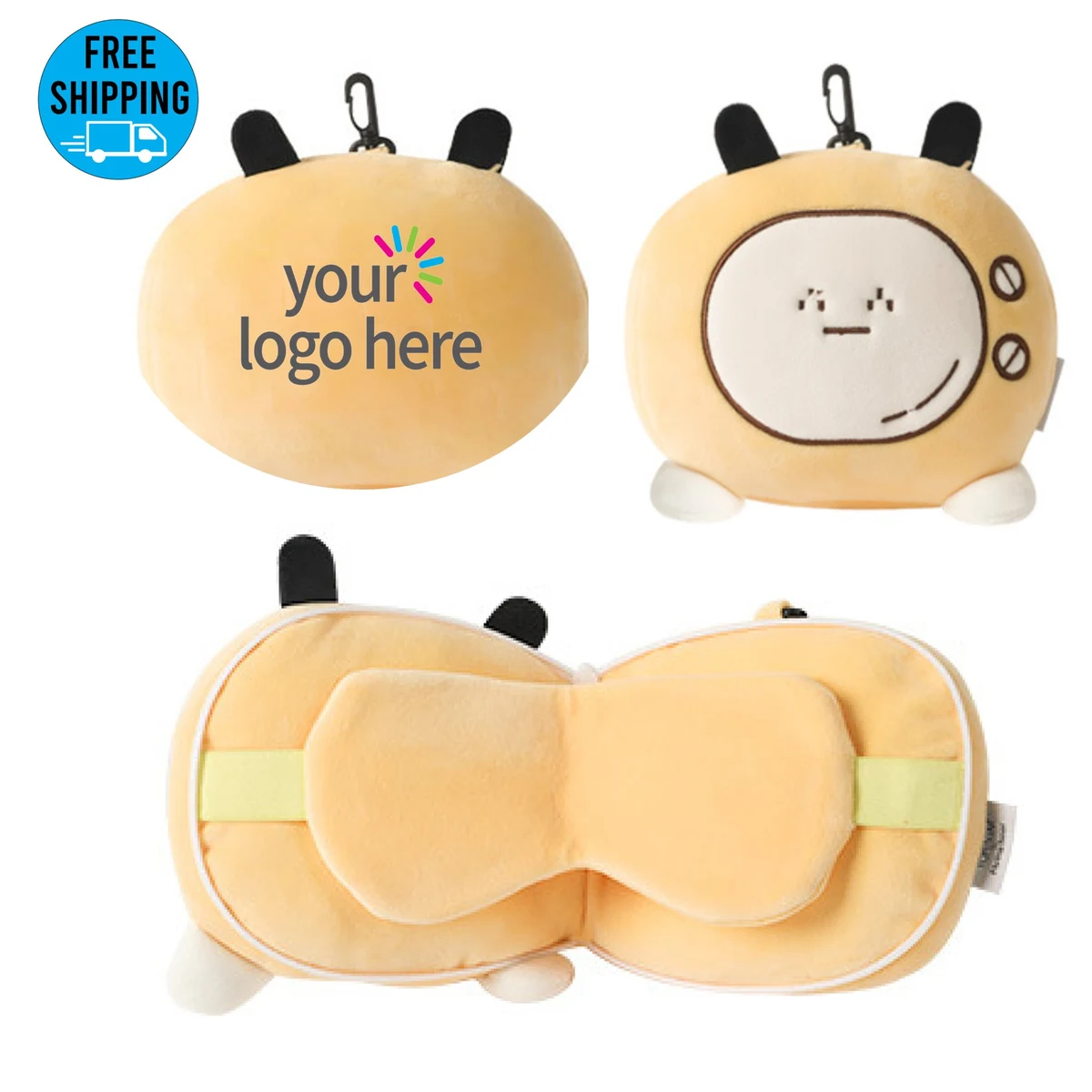 TV 2-in-1 Pillow Sleep Mask 1