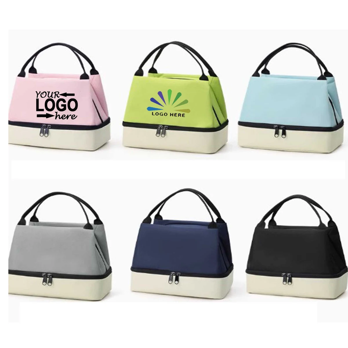 Double-layer Bento Insulated Tote Bag 1
