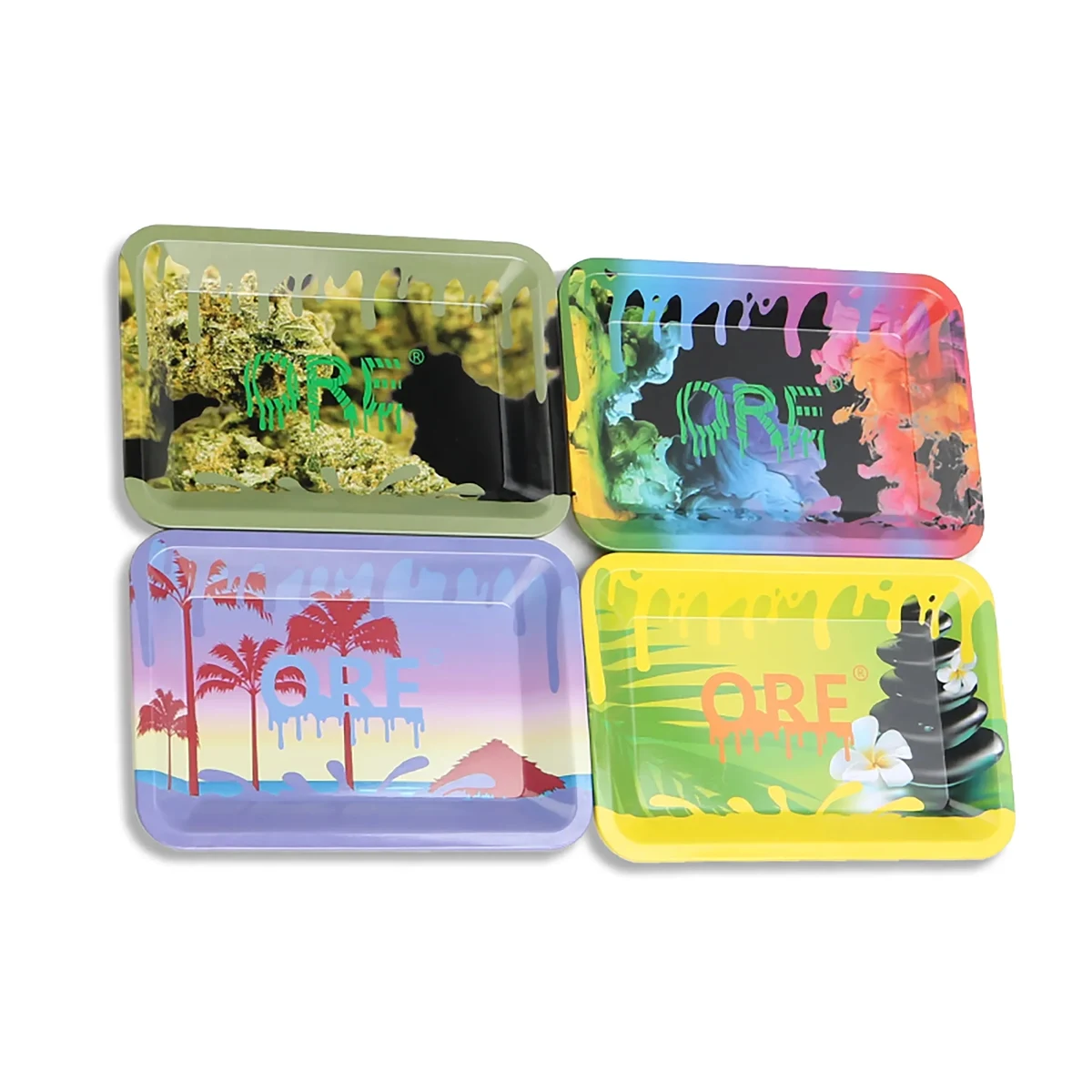 Metal Cigarette Rolling Tray 1