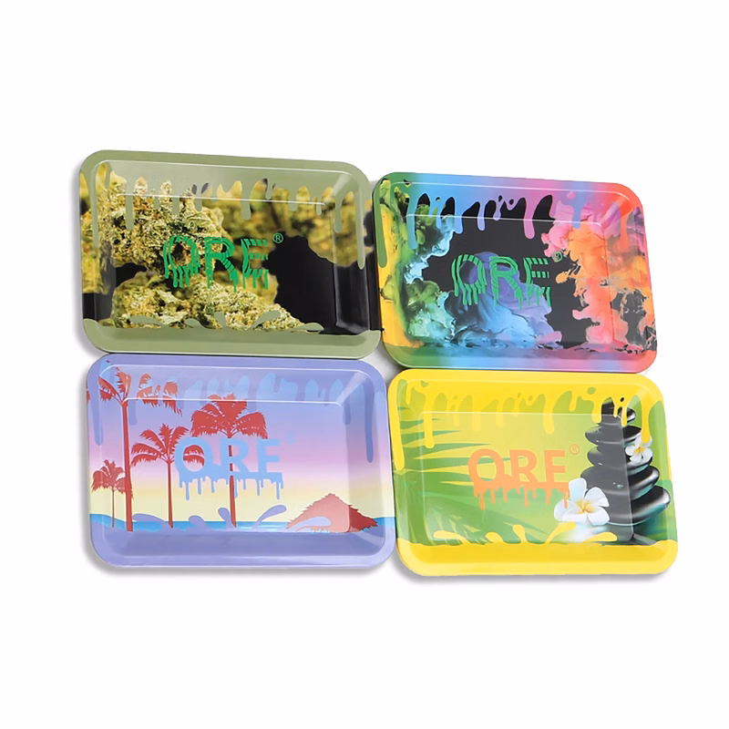 Metal Cigarette Rolling Tray