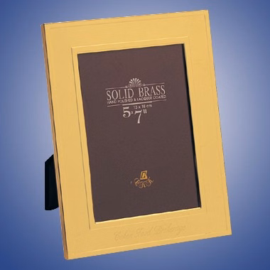BRASS RECTANGULAR 5 X 7  FRAME