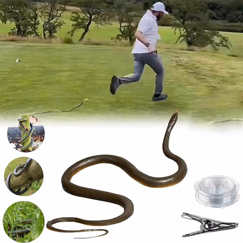 Fake Snakes with String and Clip