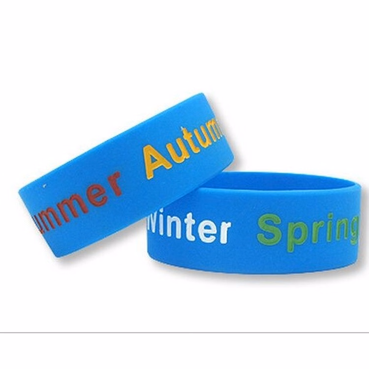 Silicone Bracelets With Season Debossed Logo