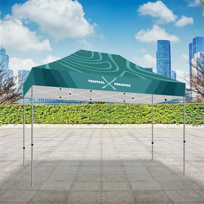 10x15 Premium Tent w/ Full Color Canopy 1