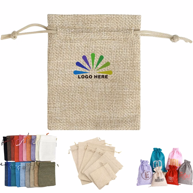 Drawstring Gift Bag Jewelry Pouch MOQ100