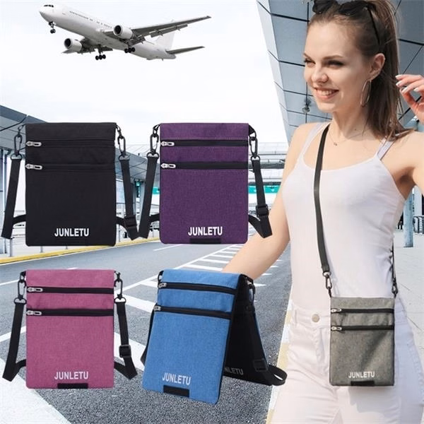 Smartphone Holder with Zippered Pouch